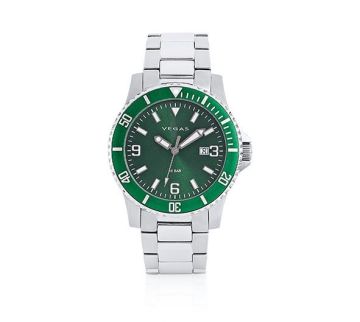 Herrenuhr grünes Ziffernblatt